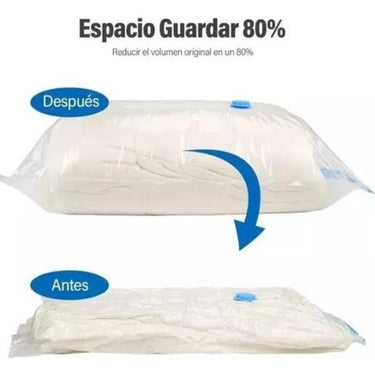 Set X10 Bolsas De Vacío Para Guardar Ropa Comprimir 70x100cm