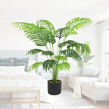 Planta Artificial Palmera Con Maceta Decoración Altura 90 Cm