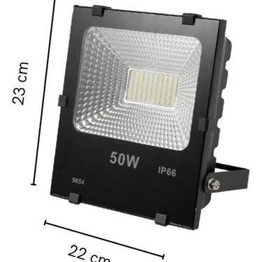 Foco Reflector Led 50w Ip66 Exterior Jardin Patio Calidad