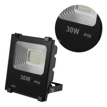 Foco Reflector Led 30w Ip66 Exterior Jardin Patio Calidad