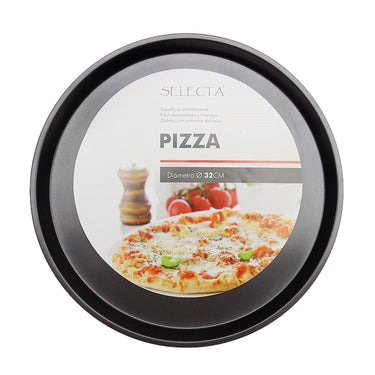 Asadera Para Pizza D32/h1cm Gris Antiadherente