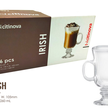 Set 6 Tazas Irish Cofee