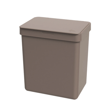 Papelera Mesa Plastico Single 2.5l Warm Gray Coza