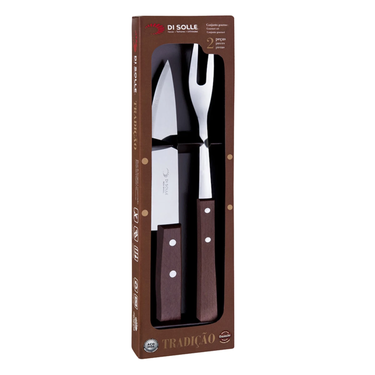 Set 2pzas Tenedor + Cuchillo Gourmet Tradicion Di Solle