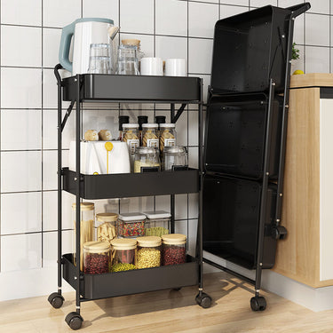 Carrito organizador plegable multiuso tipo IKEA